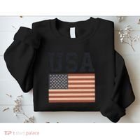 USA Flag Graphic Sweatshirt thumb 2