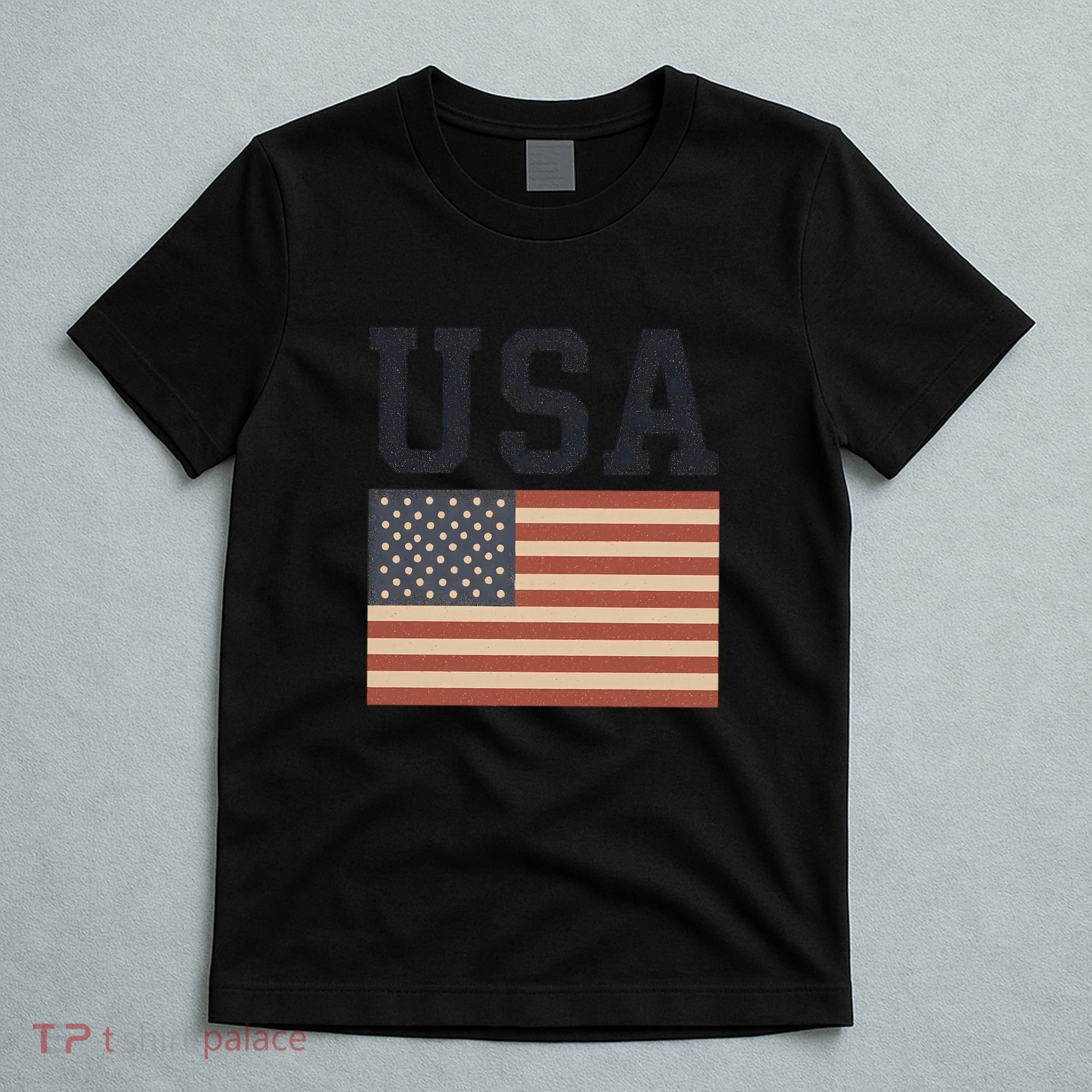 USA Flag Graphic T-Shirt