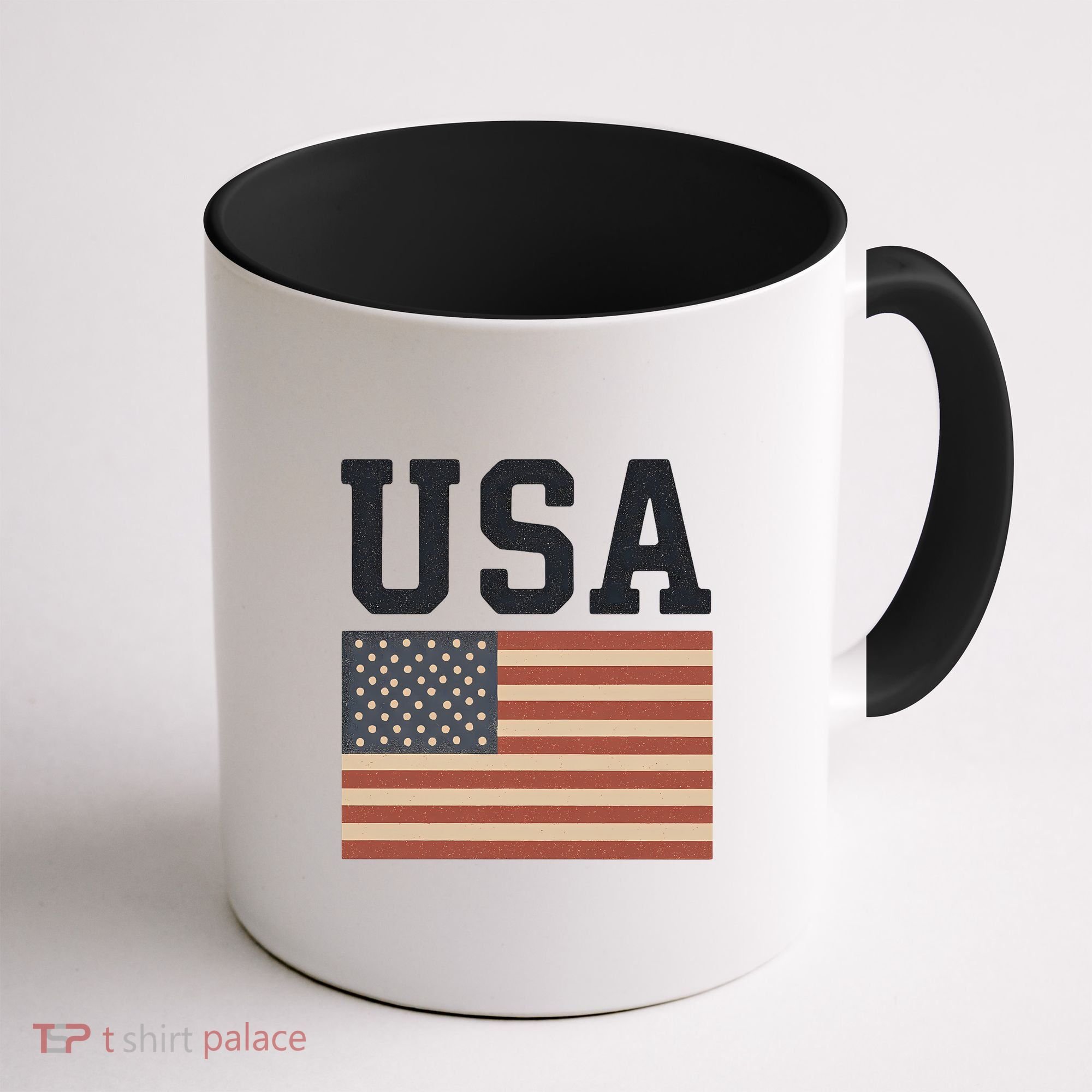 USA Flag Graphic Coffee Mug