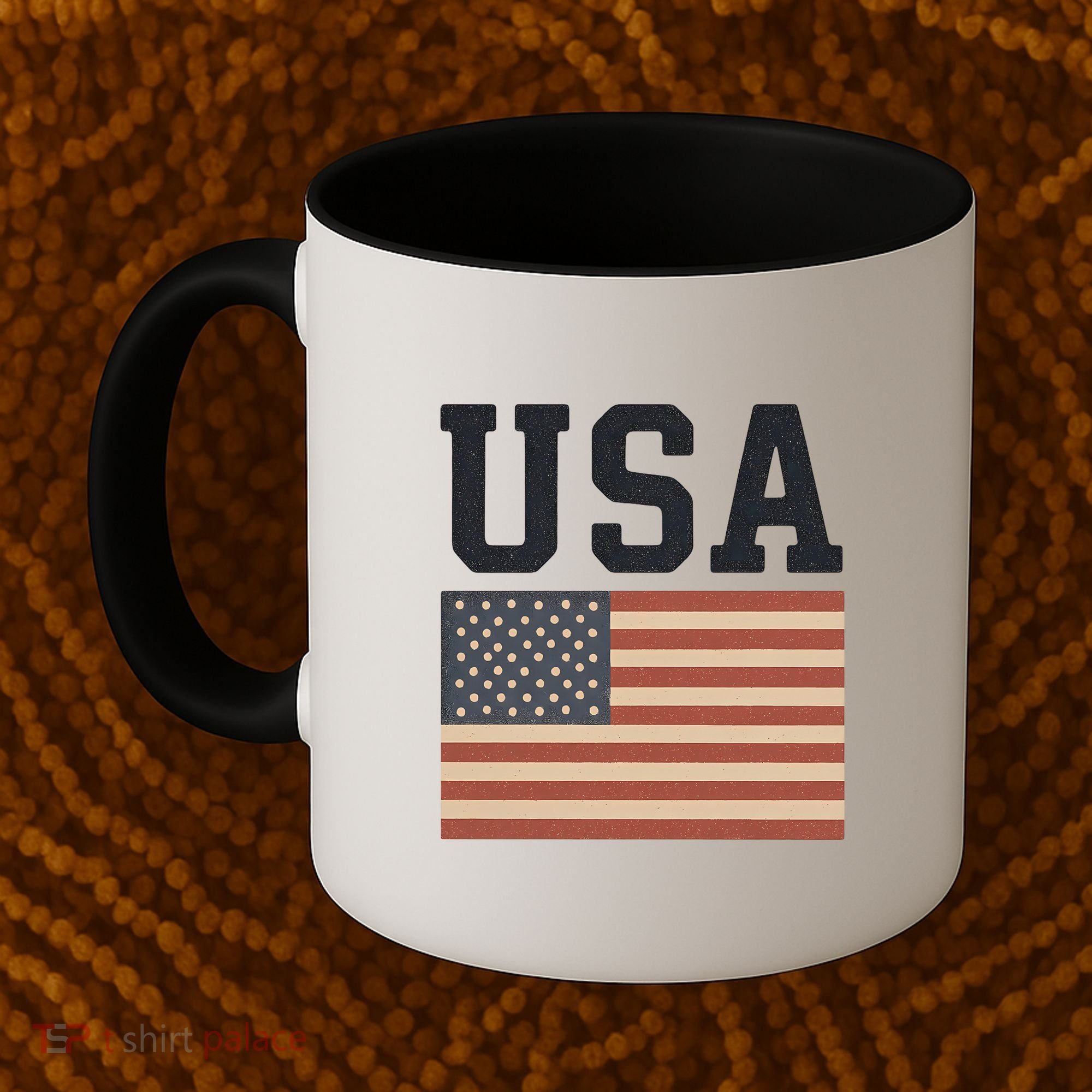 USA Flag Graphic Coffee Mug