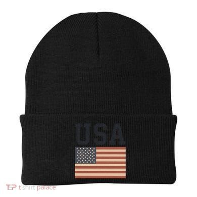 USA Flag Graphic Beanie