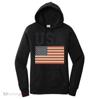 USA Flag Graphic Women's Hoodie
