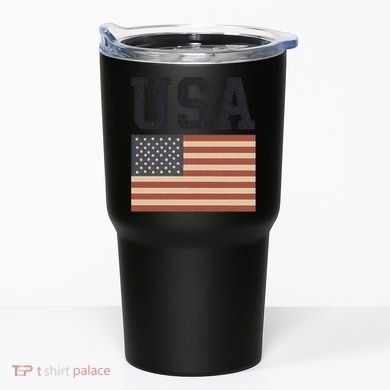 USA Flag Graphic Tumbler