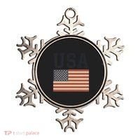 USA Flag Graphic Ornament thumb 0
