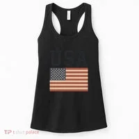 USA Flag Graphic Women's Tank Top thumb 0