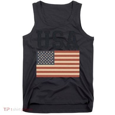 USA Flag Graphic Tank Top