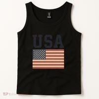 USA Flag Graphic Tank Top thumb 2
