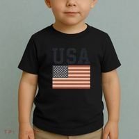 USA Flag Graphic Toddler T-Shirt thumb 2