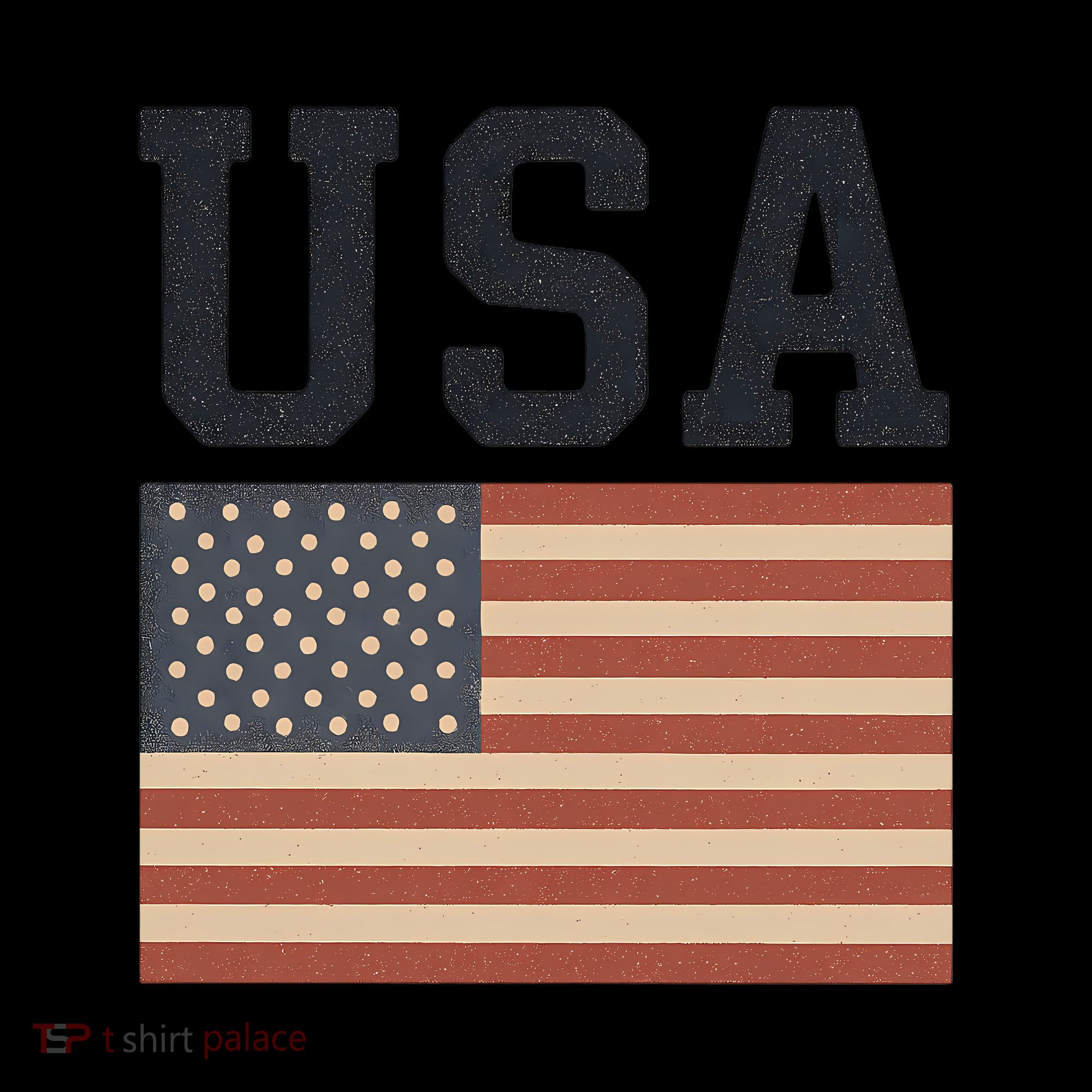 USA Flag Graphic Toddler T-Shirt