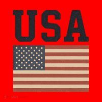 USA Flag Graphic Santa Hat thumb 1