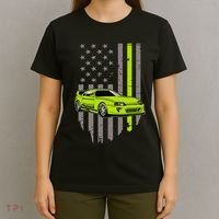 Usa Flag Green Mk4 Jdm Tokyo Supra Drift Car Street Racing T-Shirt thumb 4