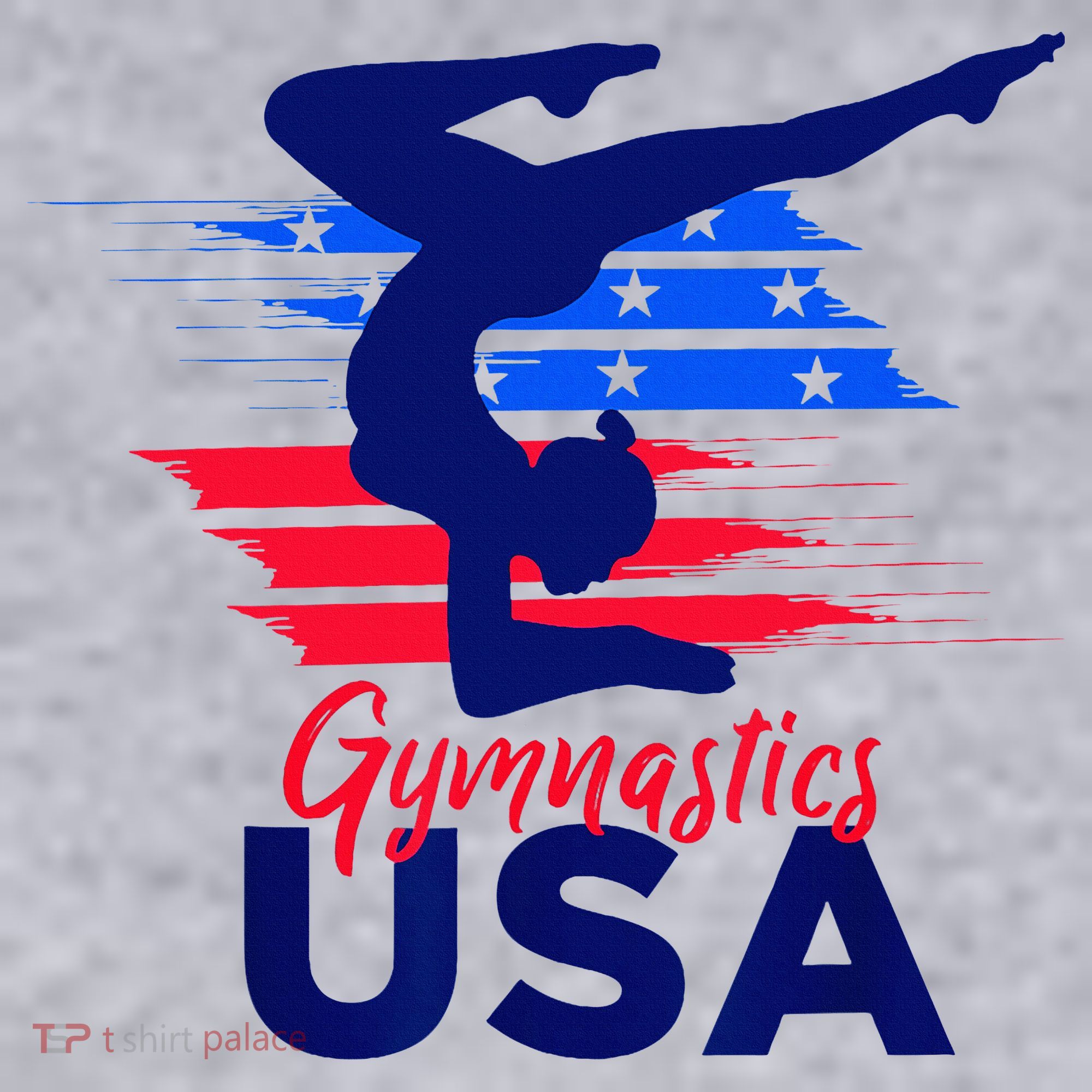 Usa Flag Gymnastics Usa Support Women's Sweatshirt