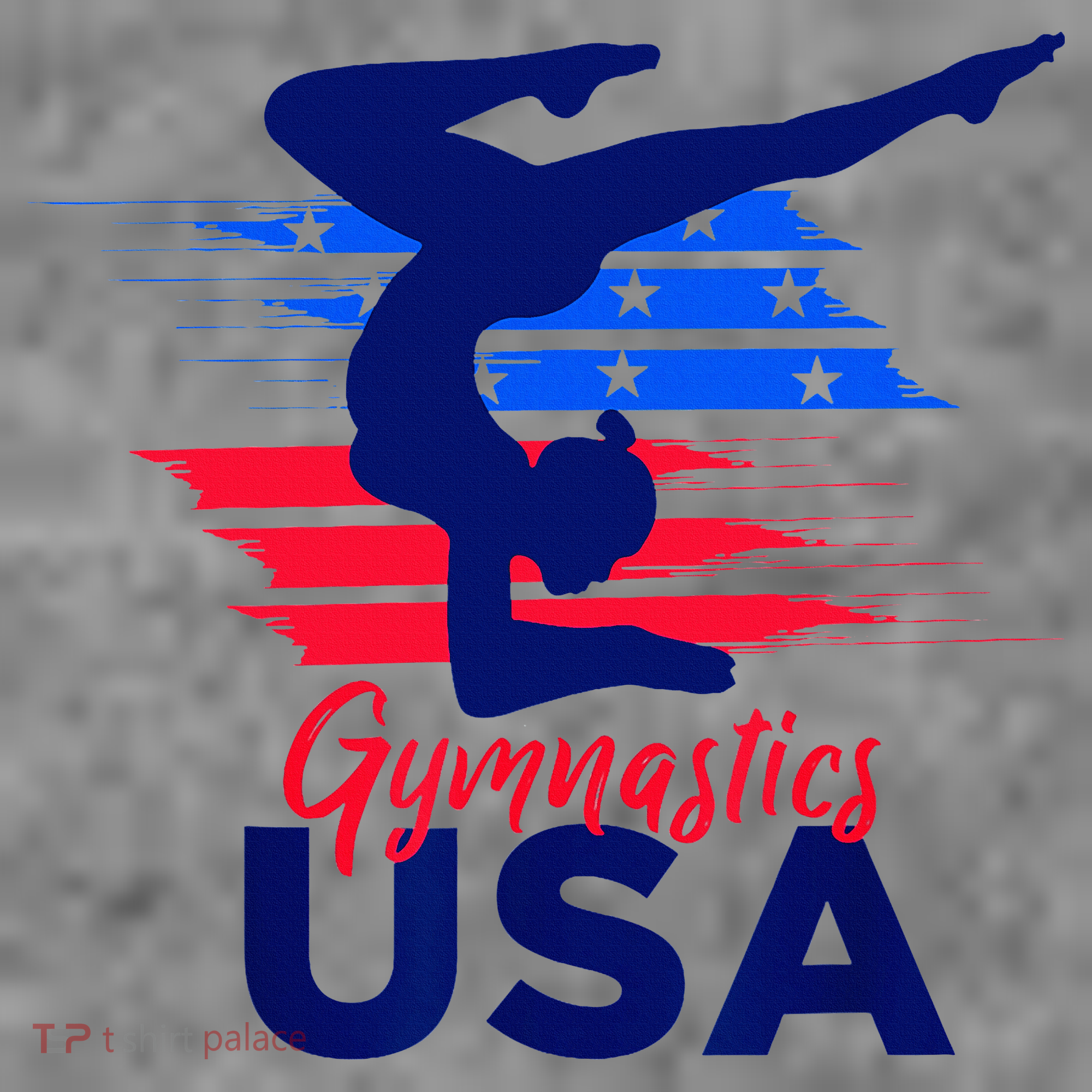 Usa Flag Gymnastics Usa Support Toddler Hoodie