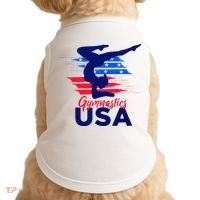 Usa Flag Gymnastics Usa Support Doggie Tank thumb 0