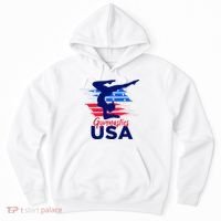 Usa Flag Gymnastics Usa Support Hoodie thumb 0