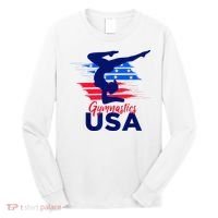 Usa Flag Gymnastics Usa Support Long Sleeve Shirt thumb 0