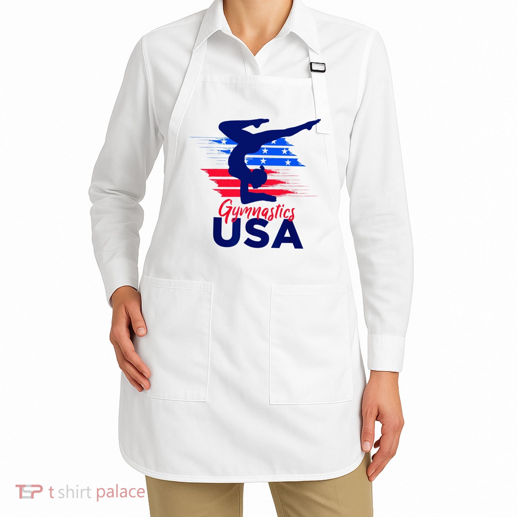 Usa Flag Gymnastics Usa Support Apron