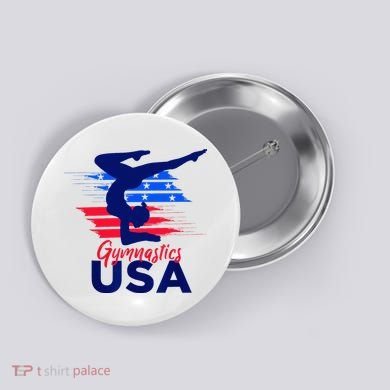 Usa Flag Gymnastics Usa Support Button
