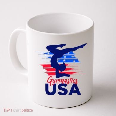 Usa Flag Gymnastics Usa Support Coffee Mug