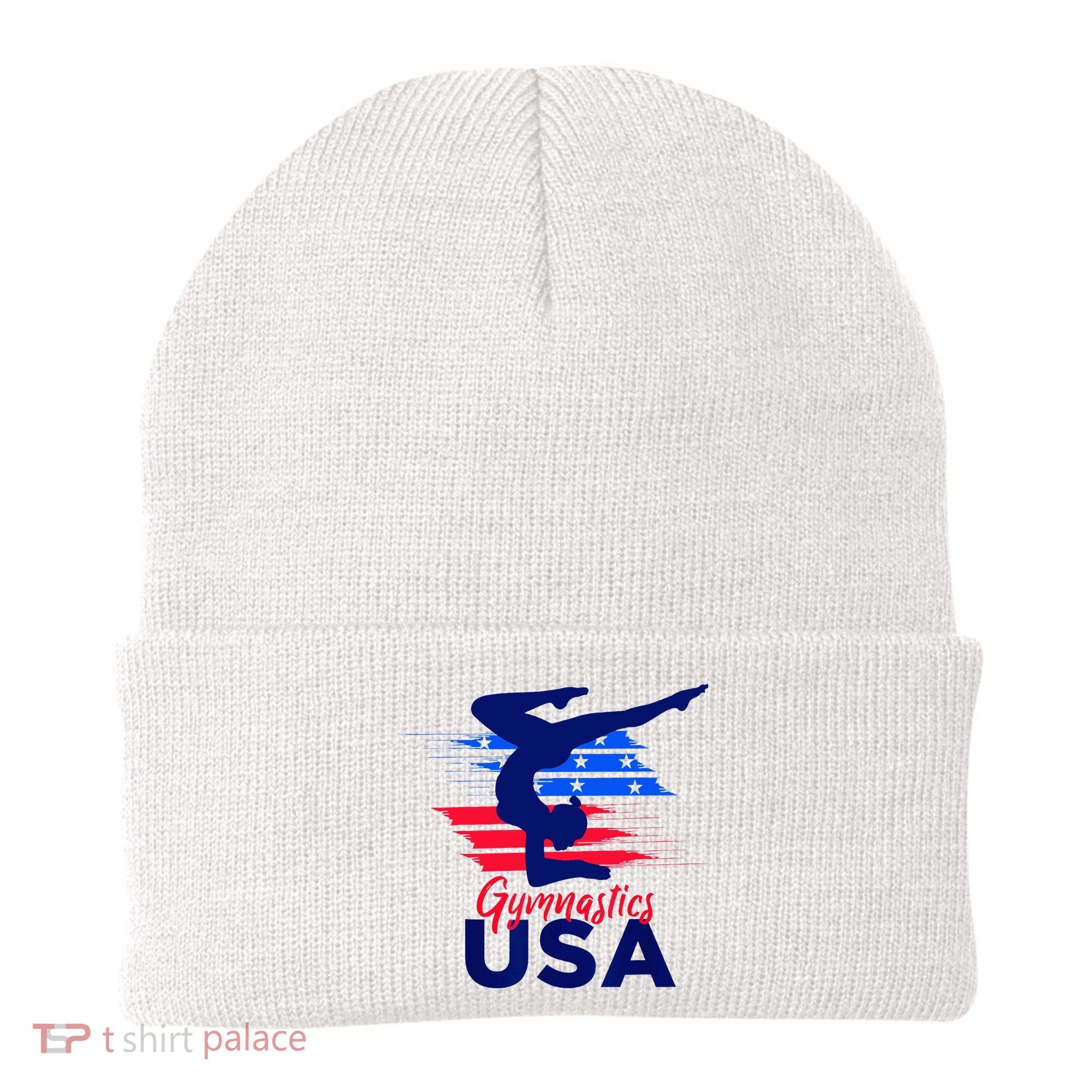 Usa Flag Gymnastics Usa Support Beanie