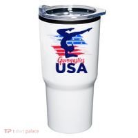 Usa Flag Gymnastics Usa Support Tumbler thumb 0