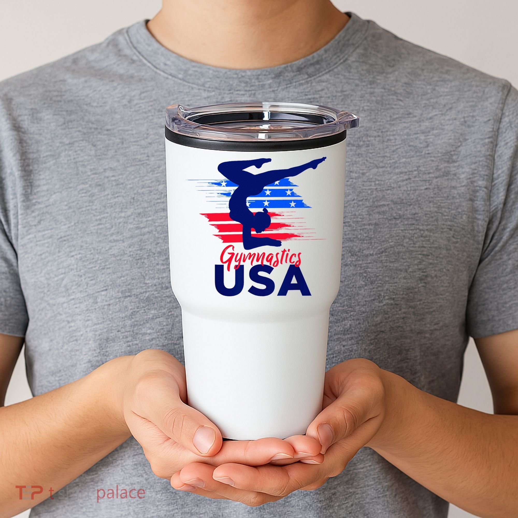 Usa Flag Gymnastics Usa Support Tumbler