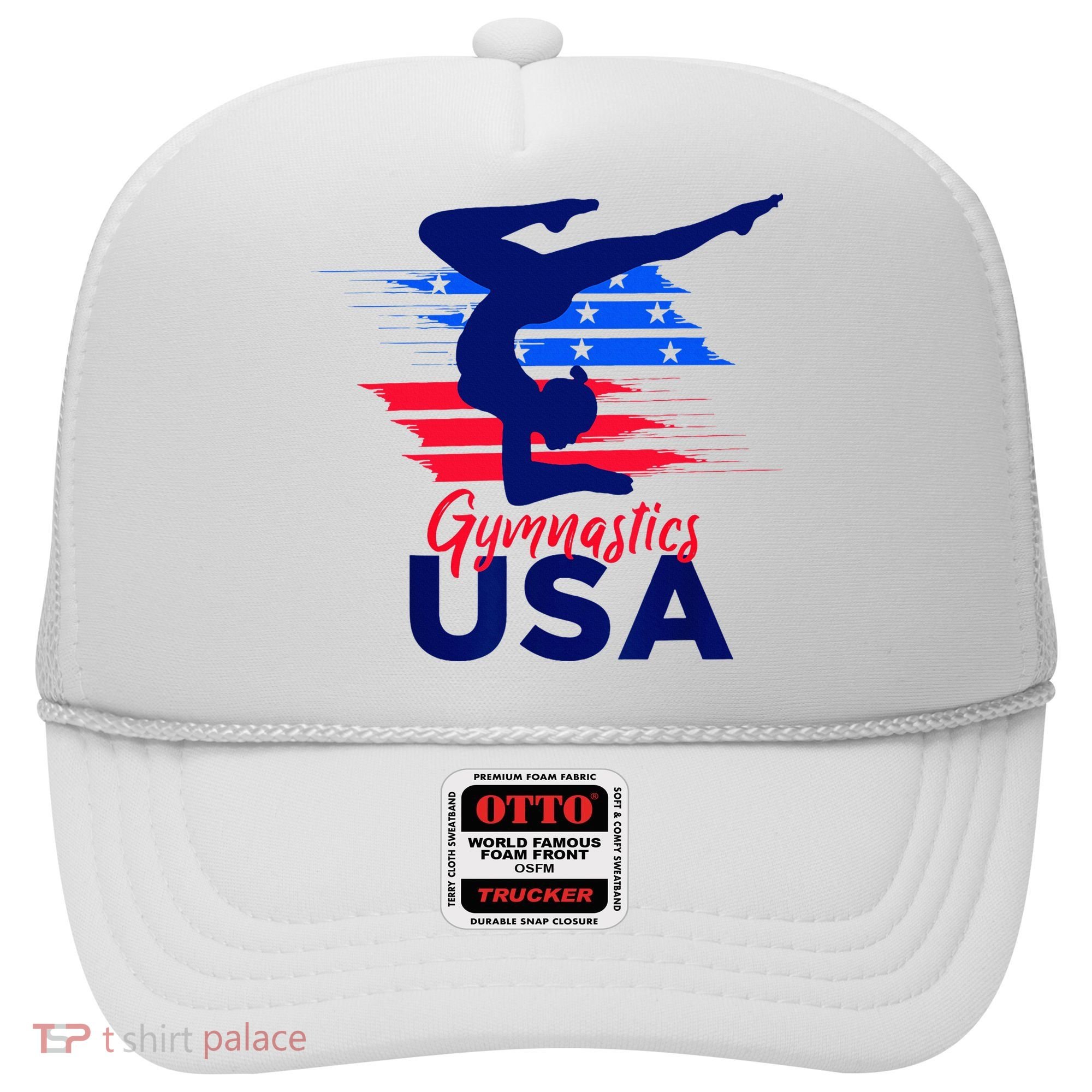 Usa Flag Gymnastics Usa Support Hat