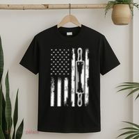 USA Flag Homemade Sourdough Bread Baker America T-Shirt thumb 2