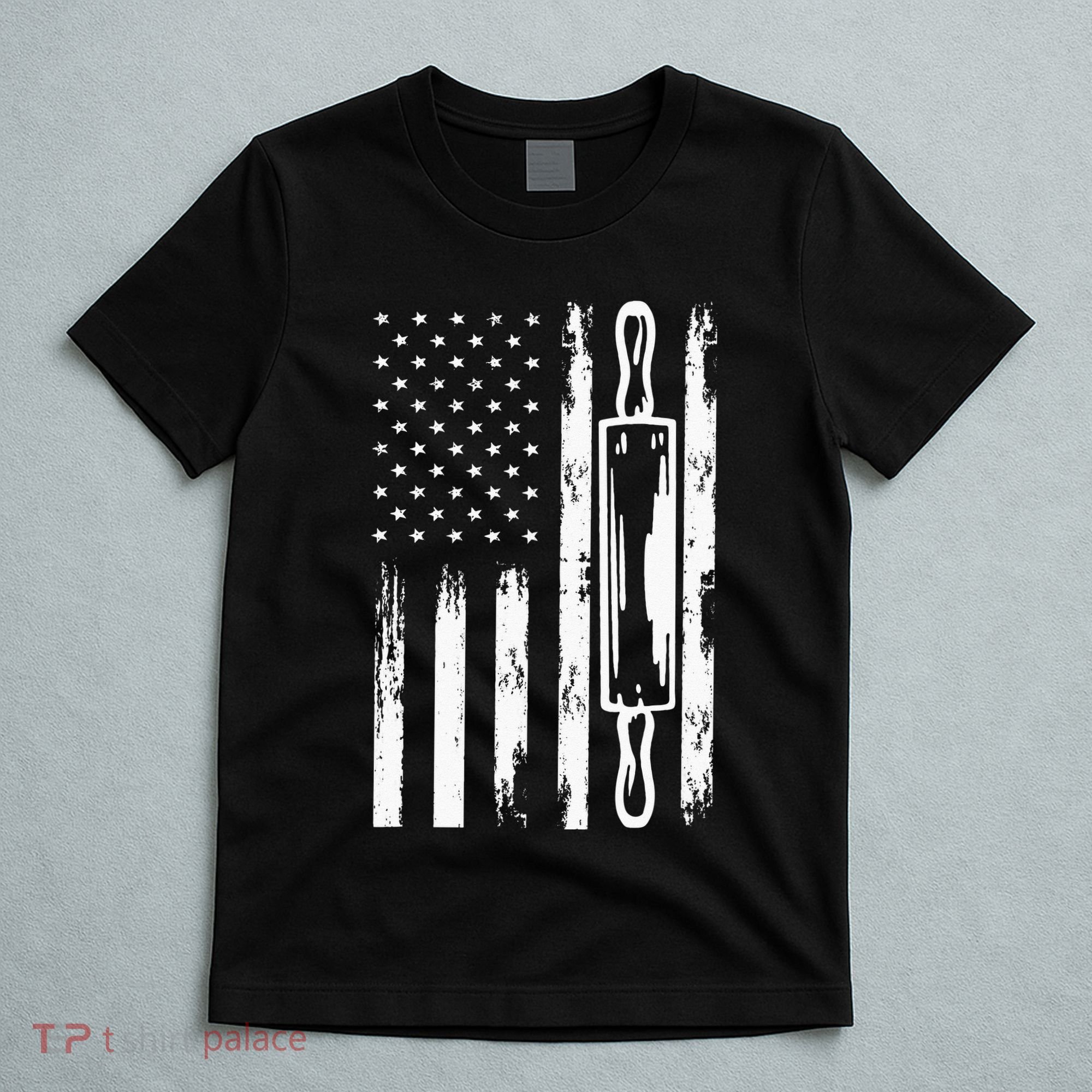 USA Flag Homemade Sourdough Bread Baker America T-Shirt