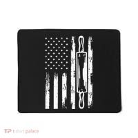 USA Flag Homemade Sourdough Bread Baker America Mousepad thumb 0
