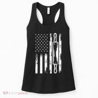 USA Flag Homemade Sourdough Bread Baker America Women's Tank Top thumb 0