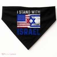 Us Flag I Stand With Israel USA-Made Doggie Bandana thumb 0