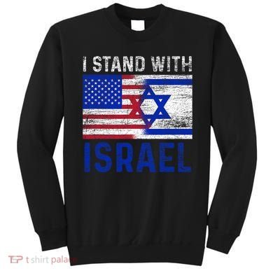 Us Flag I Stand With Israel Sweatshirt