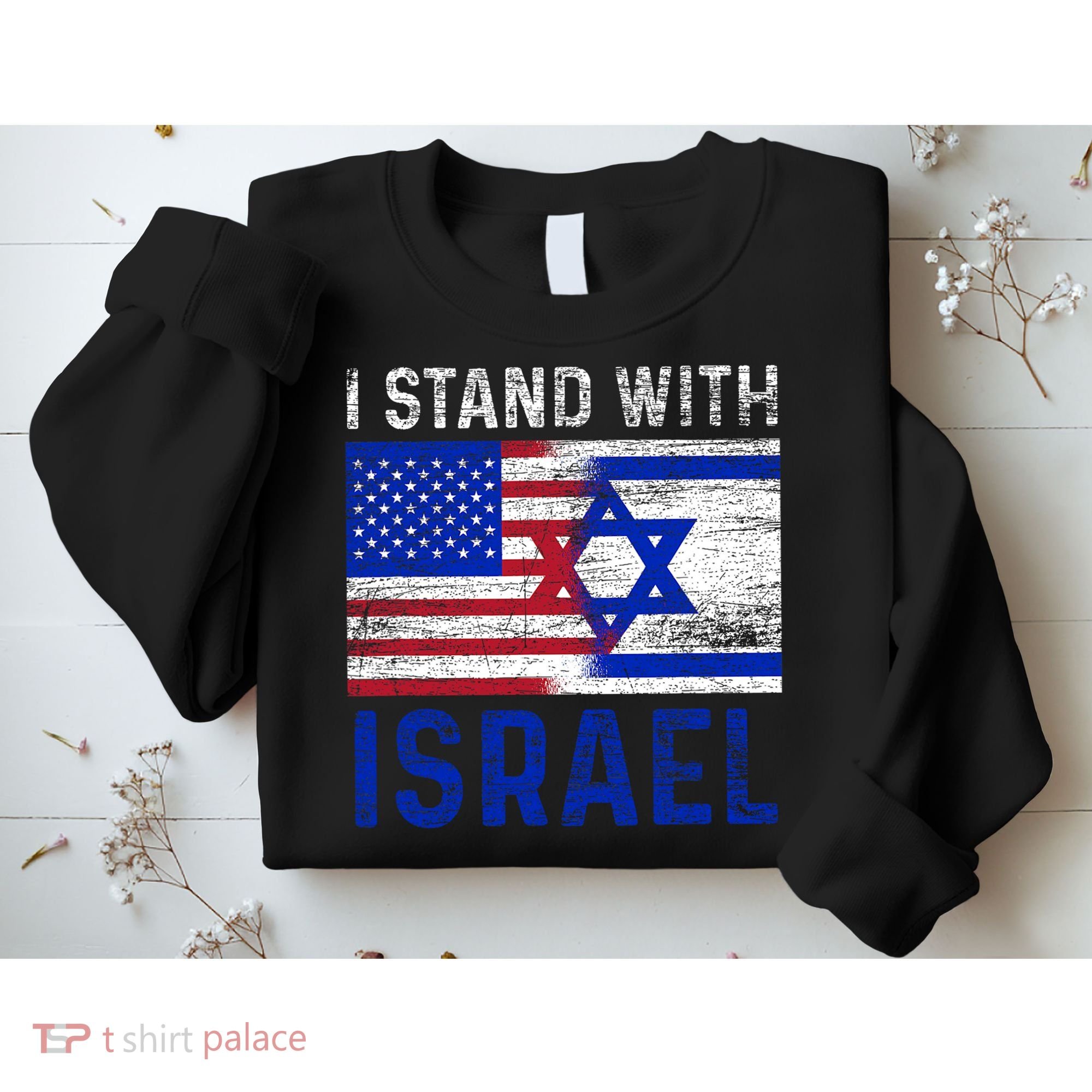 Us Flag I Stand With Israel Sweatshirt