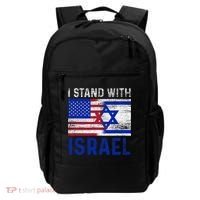 Us Flag I Stand With Israel Backpack thumb 0