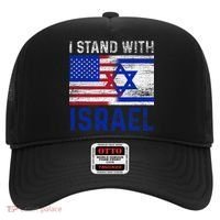 Us Flag I Stand With Israel Hat thumb 0