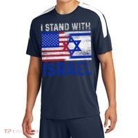 Us Flag I Stand With Israel Sport-Tek Competitor United Soccer Jersey thumb 0