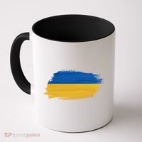 Ukraine Flag I Stand With Ukraine Support Ukraine Meaningful Gift Coffee Mug thumb 0