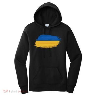 Ukraine Flag I Stand With Ukraine Support Ukraine Meaningful Gift Women's Hoodie