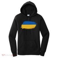 Ukraine Flag I Stand With Ukraine Support Ukraine Meaningful Gift Women's Hoodie thumb 0
