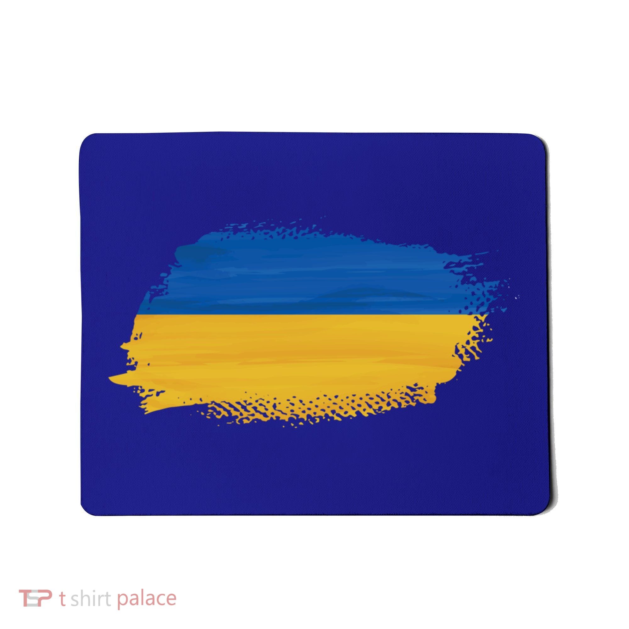 Ukraine Flag I Stand With Ukraine Support Ukraine Meaningful Gift Mousepad