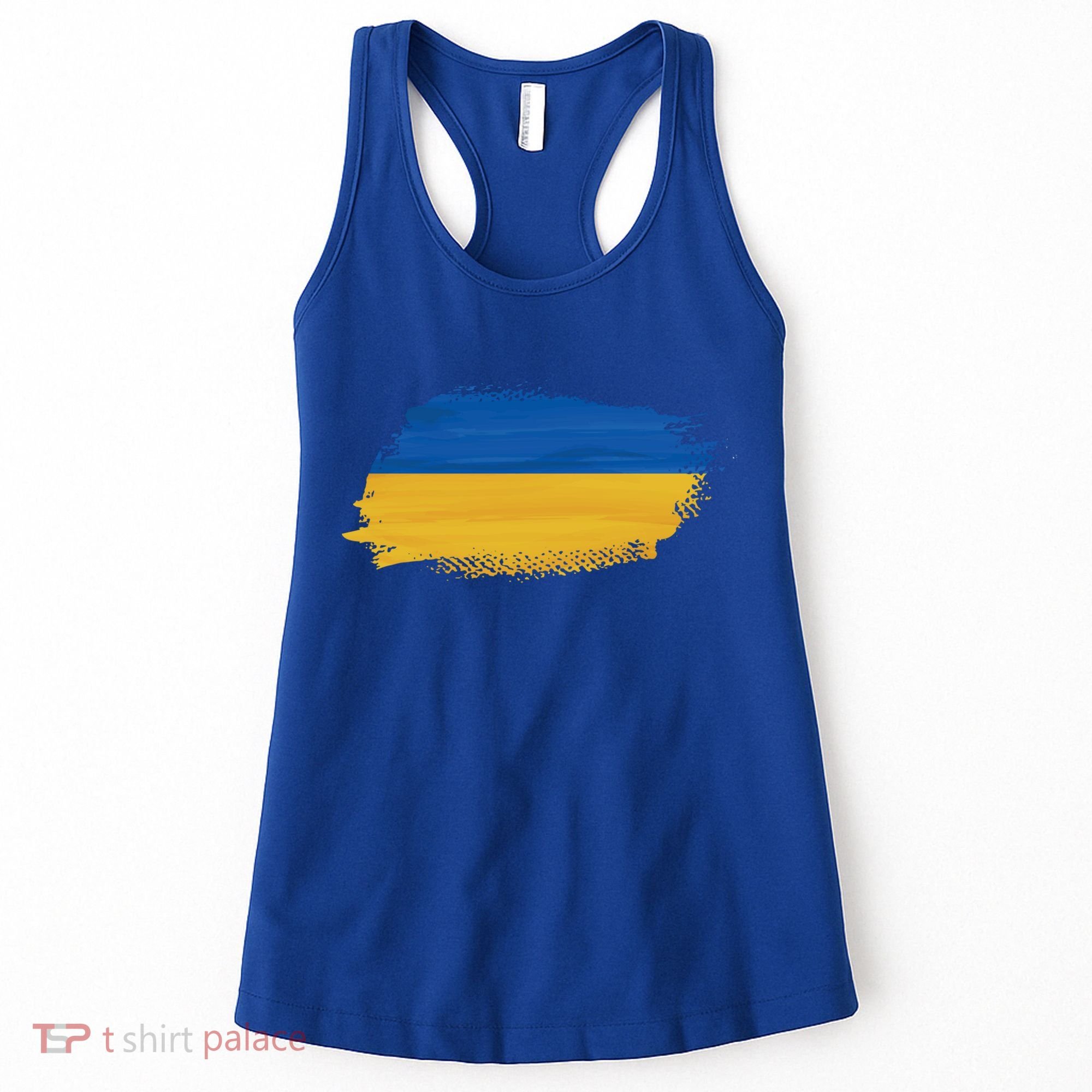 Ukraine Flag I Stand With Ukraine Support Ukraine Meaningful Gift Women's Tank Top