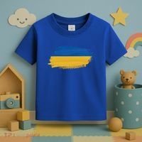 Ukraine Flag I Stand With Ukraine Support Ukraine Meaningful Gift Toddler T-Shirt thumb 3