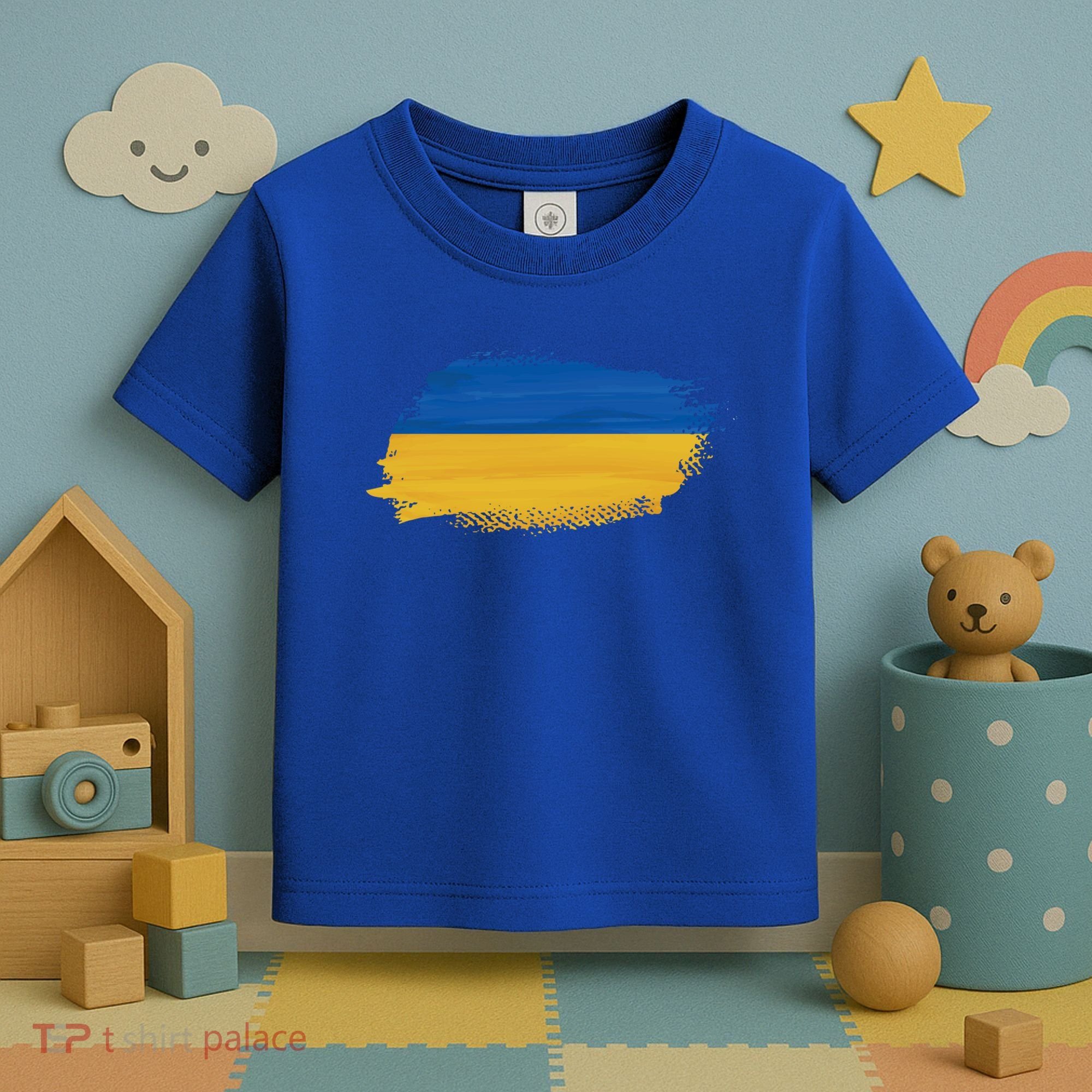 Ukraine Flag I Stand With Ukraine Support Ukraine Meaningful Gift Toddler T-Shirt