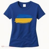 Ukraine Flag I Stand With Ukraine Support Ukraine Meaningful Gift Women's T-Shirt thumb 0