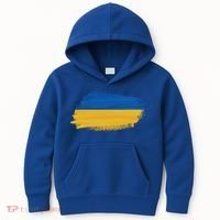 Ukraine Flag I Stand With Ukraine Support Ukraine Meaningful Gift Kids Hoodie thumb 0