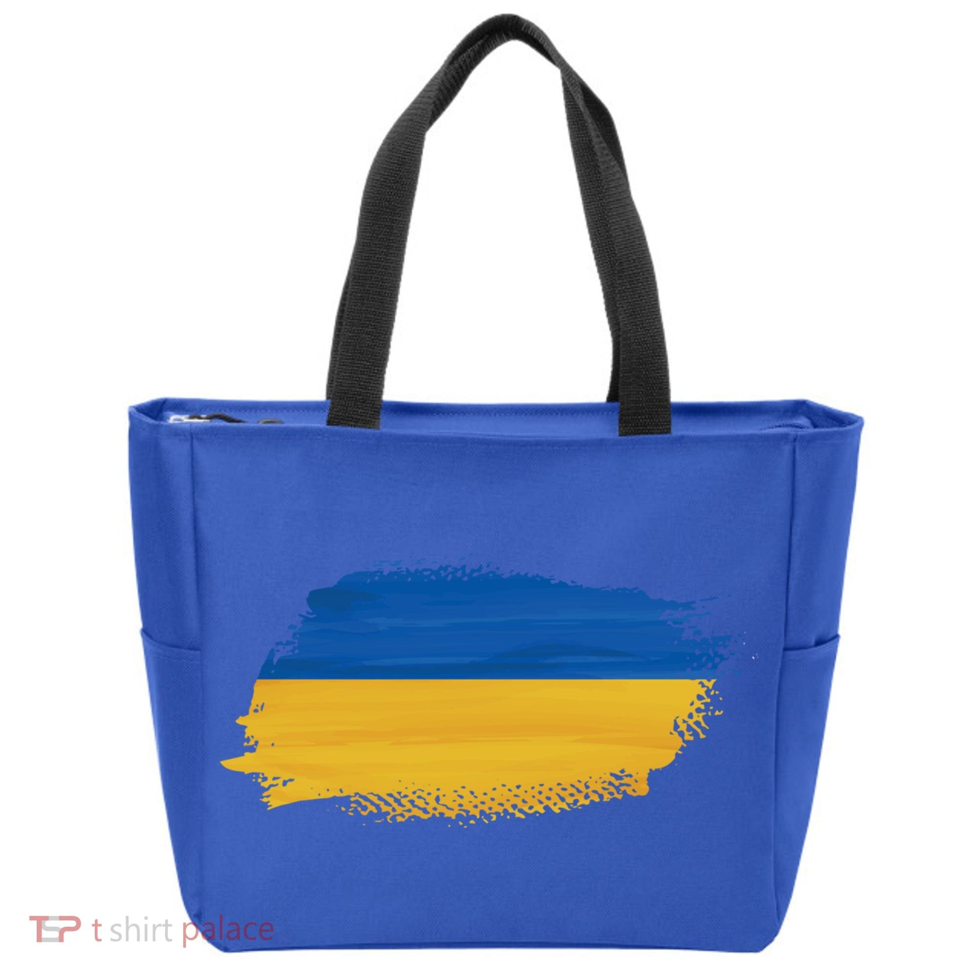 Ukraine Flag I Stand With Ukraine Support Ukraine Meaningful Gift Tote Bag