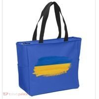 Ukraine Flag I Stand With Ukraine Support Ukraine Meaningful Gift Tote Bag thumb 2