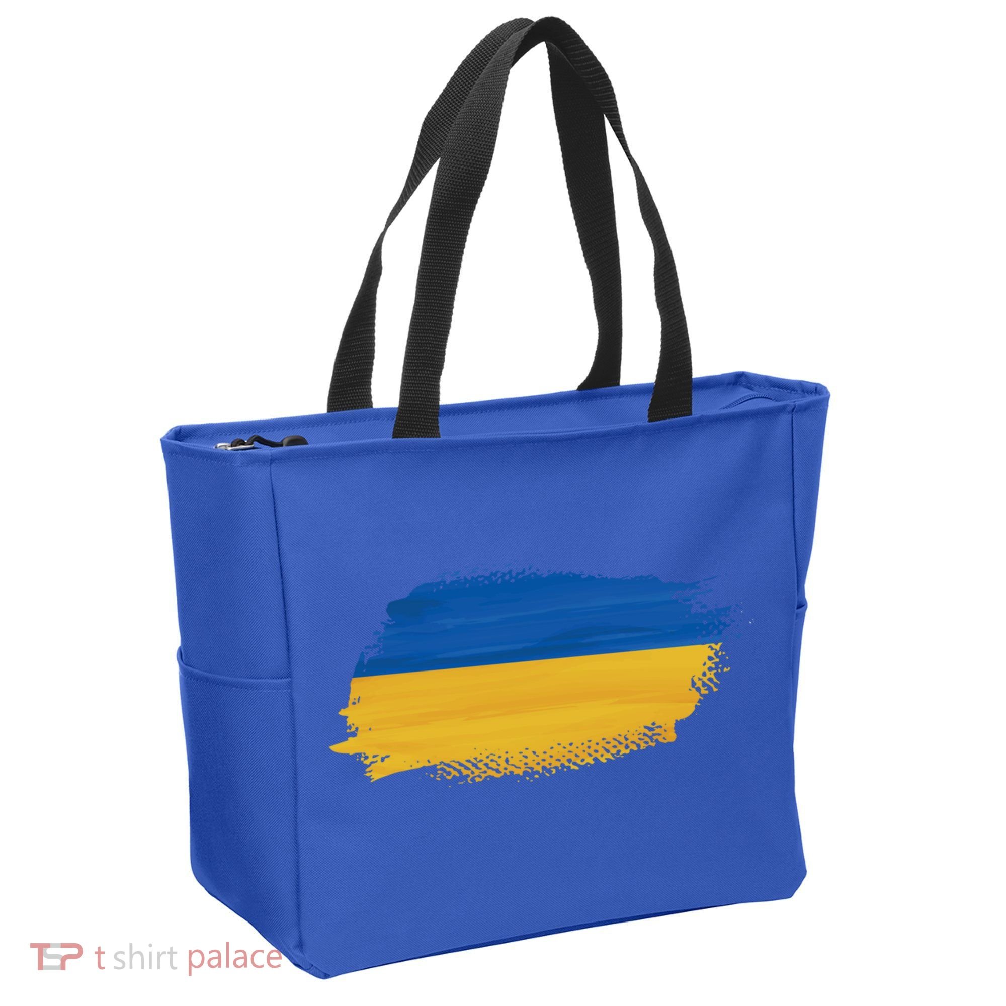 Ukraine Flag I Stand With Ukraine Support Ukraine Meaningful Gift Tote Bag