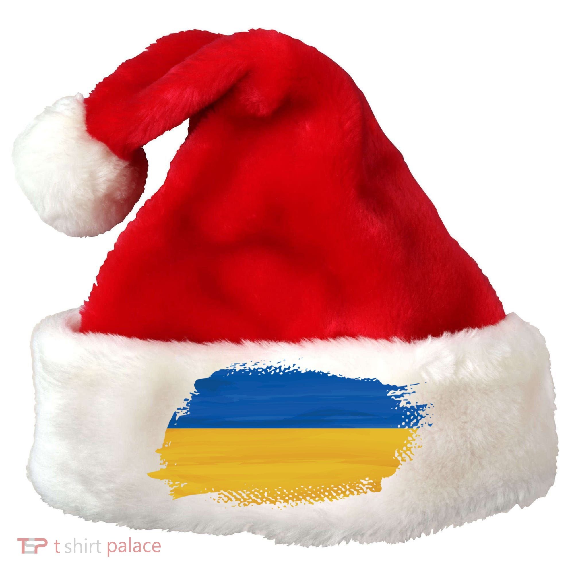 Ukraine Flag I Stand With Ukraine Support Ukraine Meaningful Gift Santa Hat